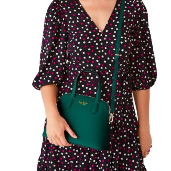 NWT Kate Spade Schuyler Medium Dome Satchel Deep Jade. - Picture 5 of 8
